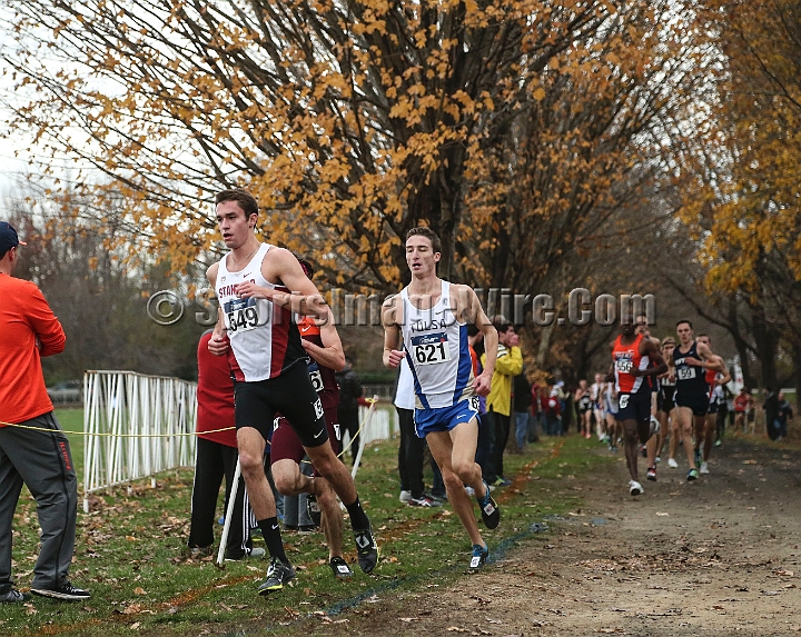 2015NCAAXC-0057.JPG - 2015 NCAA D1 Cross Country Championships, November 21, 2015, held at E.P. "Tom" Sawyer State Park in Louisville, KY.